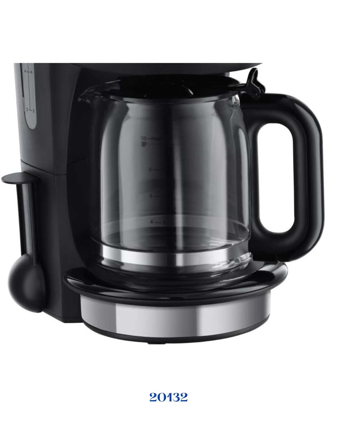 RUSSELL HOBBS STORM GREY COFFEE MAKER 1000W 1.25L