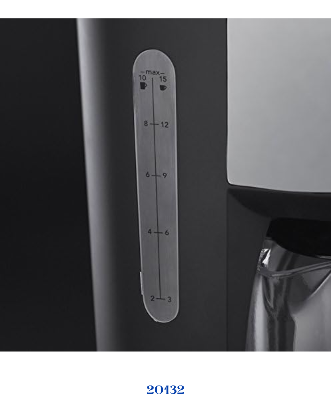 RUSSELL HOBBS STORM GREY COFFEE MAKER 1000W 1.25L