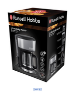 RUSSELL HOBBS STORM GREY COFFEE MAKER 1000W 1.25L