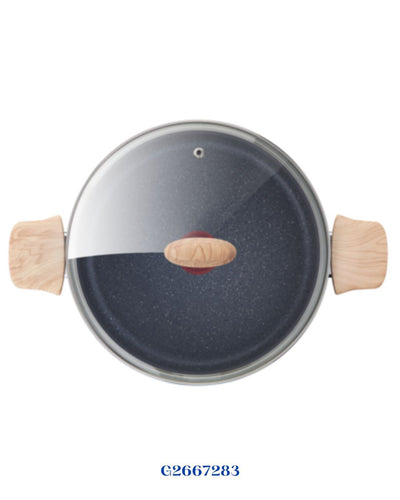 TEFAL NATURAL FORCE SHALLOW POT 28CM