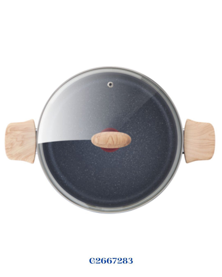 TEFAL NATURAL FORCE SHALLOW POT 28CM