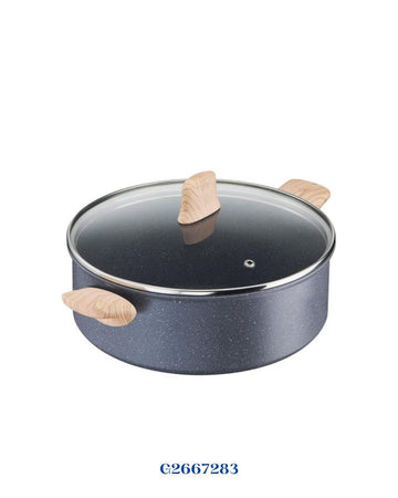TEFAL NATURAL FORCE SHALLOW POT 28CM