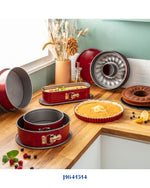 TEFAL DELIBAKE RED CARBON STEEL REMOVABLE BOTTOM TART 28CM