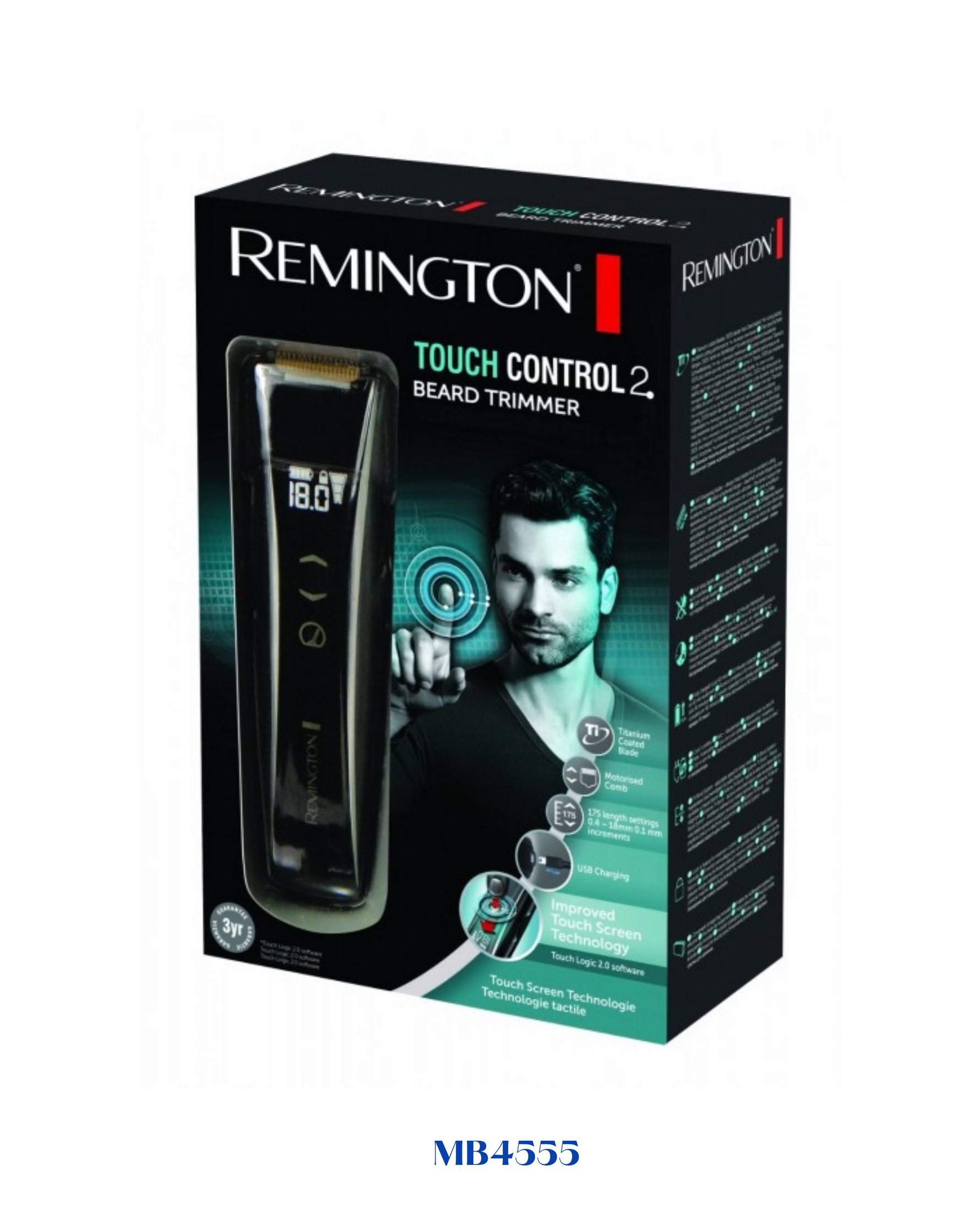 REMINGTON TOUCH CONTROL BEARD AND STUBBLE TRIMMER