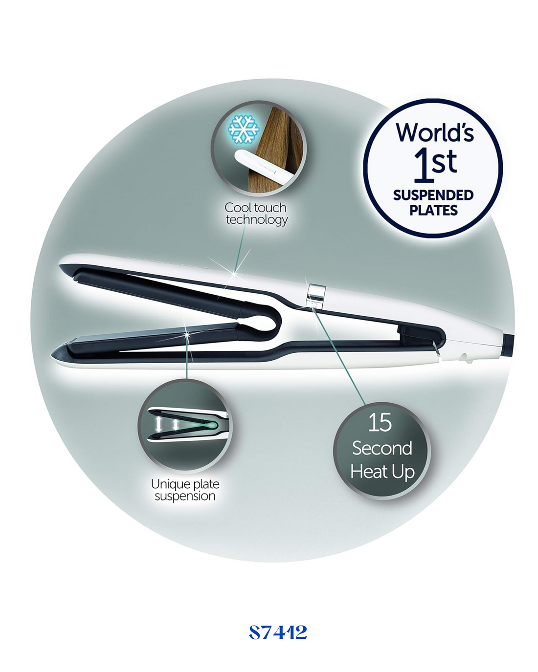 REMINGTON AIR PLATES HAIR STRAIGHTENER