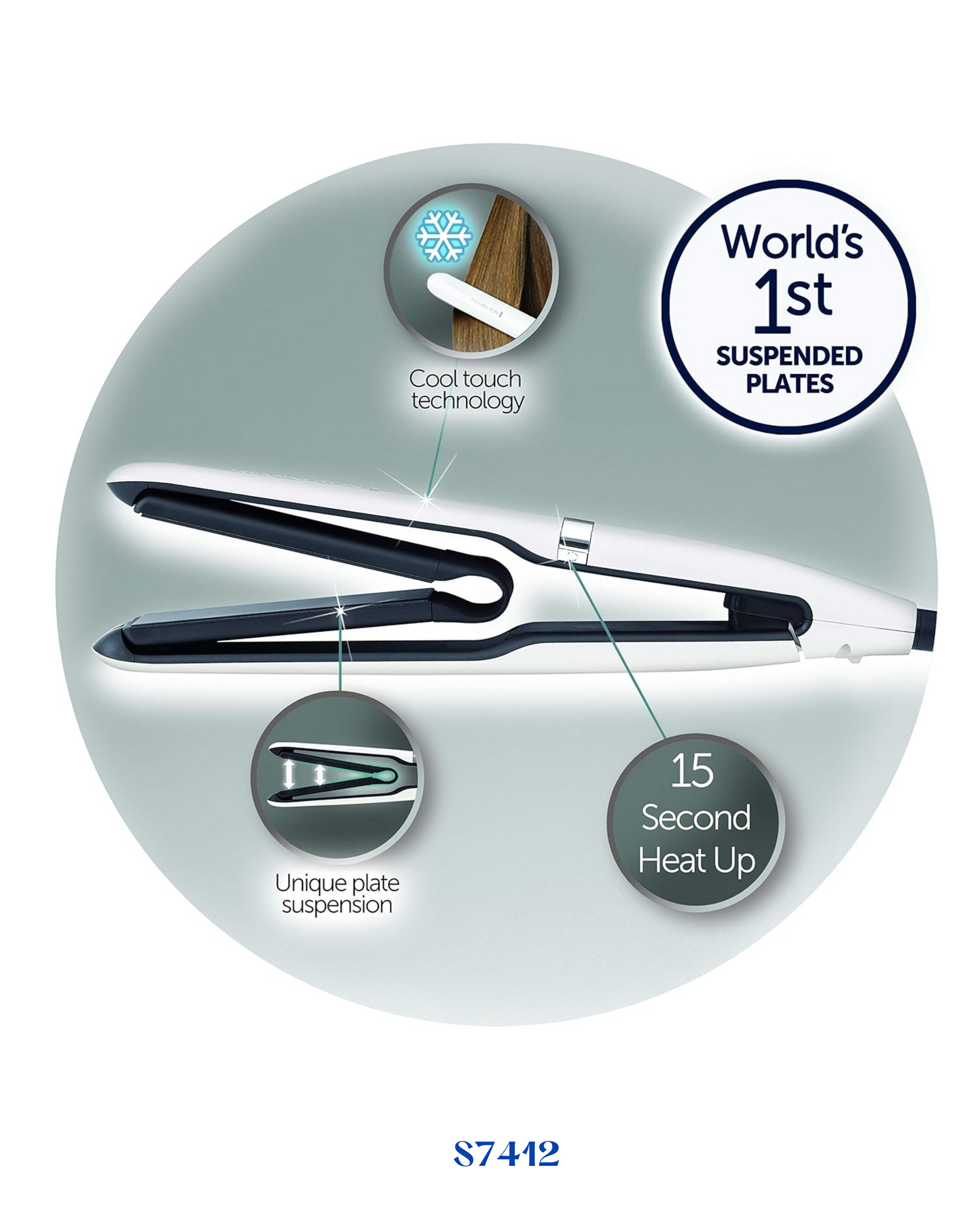 REMINGTON AIR PLATES HAIR STRAIGHTENER