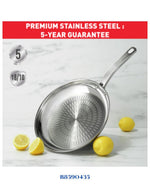 TEFAL STAINLESS STEEL INTUITION FRYPAN 24CM