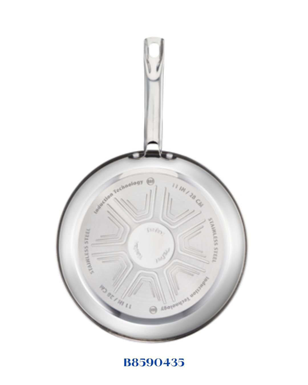 TEFAL STAINLESS STEEL INTUITION FRYPAN 24CM