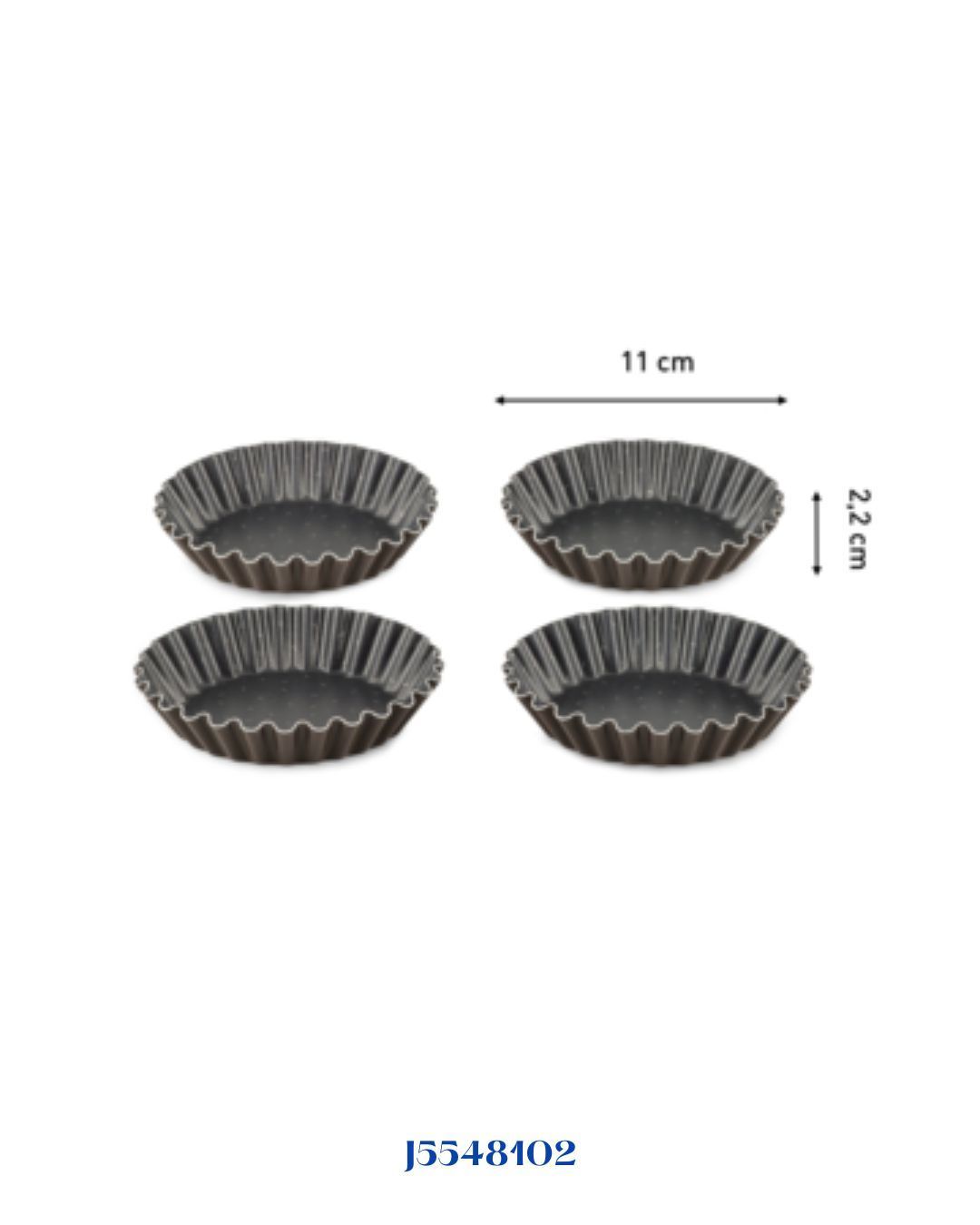 TEFAL PERFECTBAKE LITTLE TART X4 11 CM