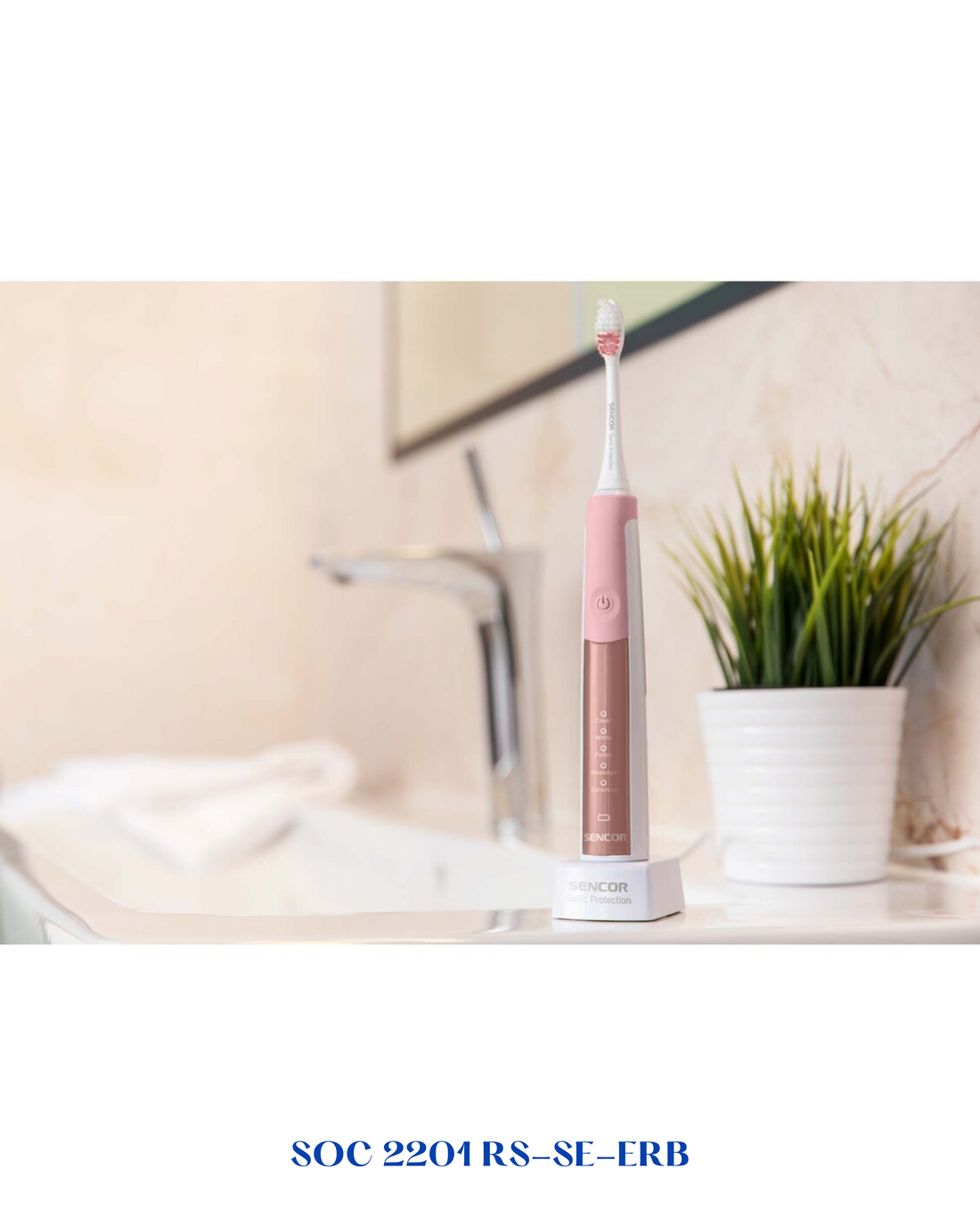 SENCOR SONIC ELECTRIC TOOTHBRUSH 45000 STROKES