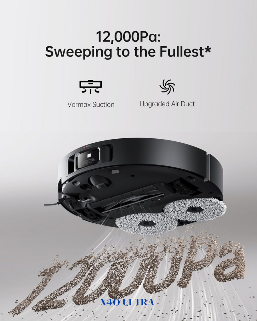 DREAME X40 ULTRA ROBOT VACUUM AND MOP-12000P