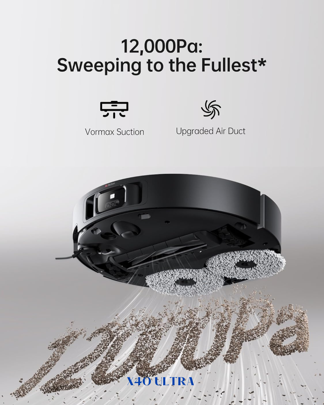 DREAME X40 ULTRA ROBOT VACUUM AND MOP-12000P