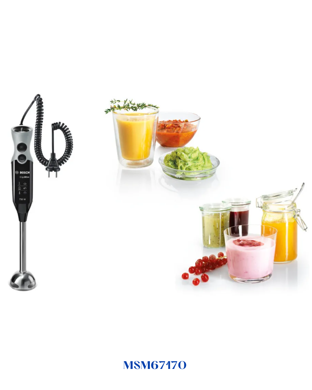 BOSCH ERGOMIXX HAND BLENDER 750W