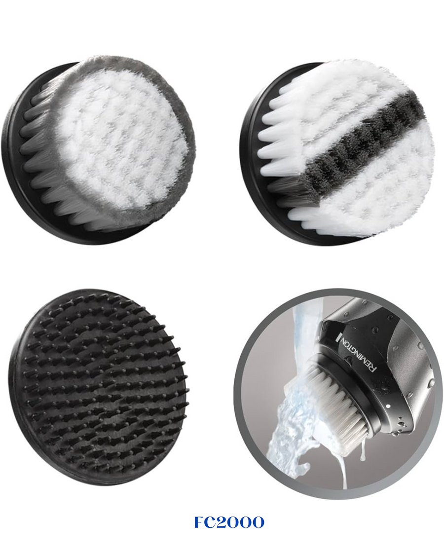 REMINGTON RECHARGE FACIAL CLEANSING BRUSH WITH CHARCOAL