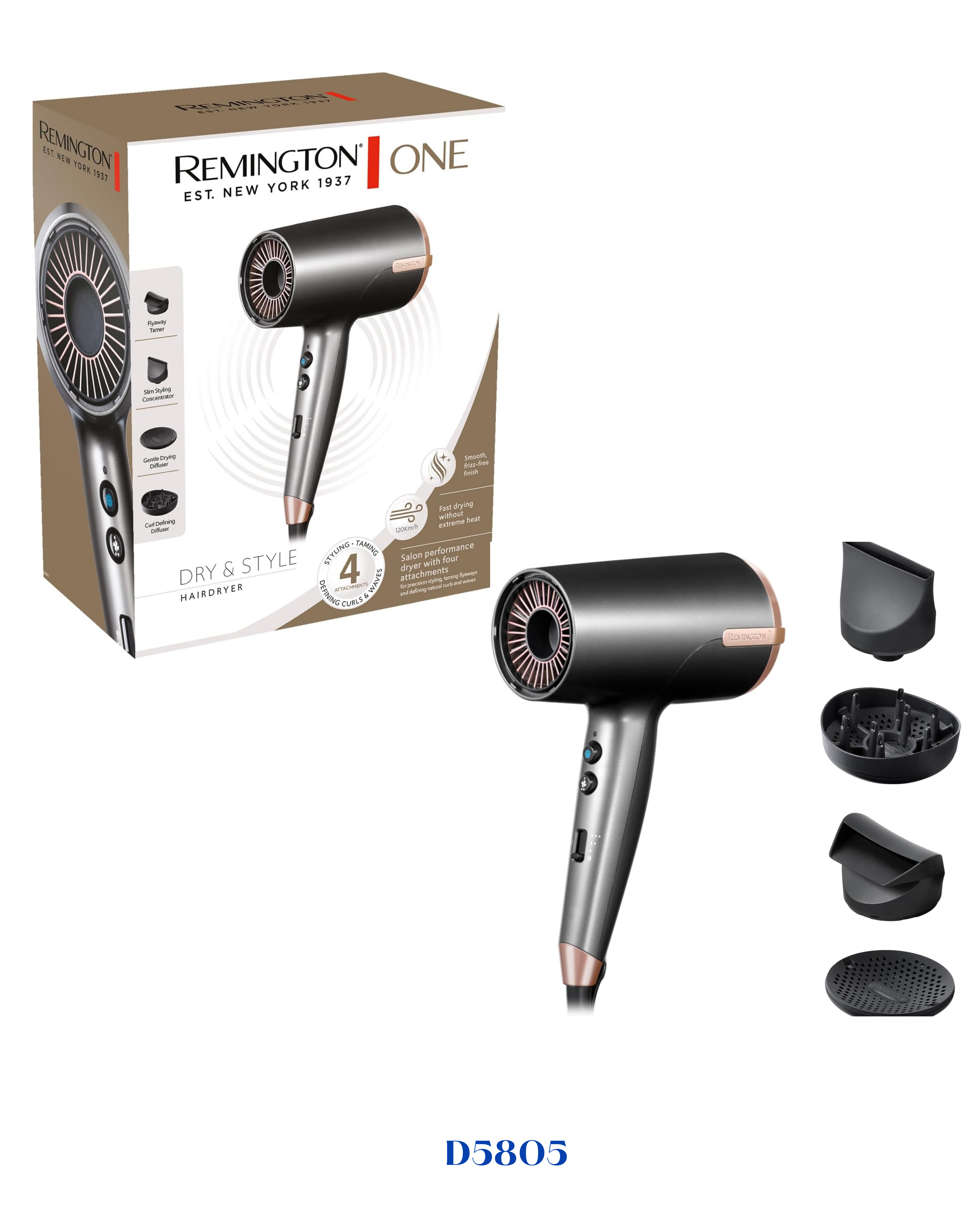 REMINGTON SAPPHIRE LUXE HAIR DRYER