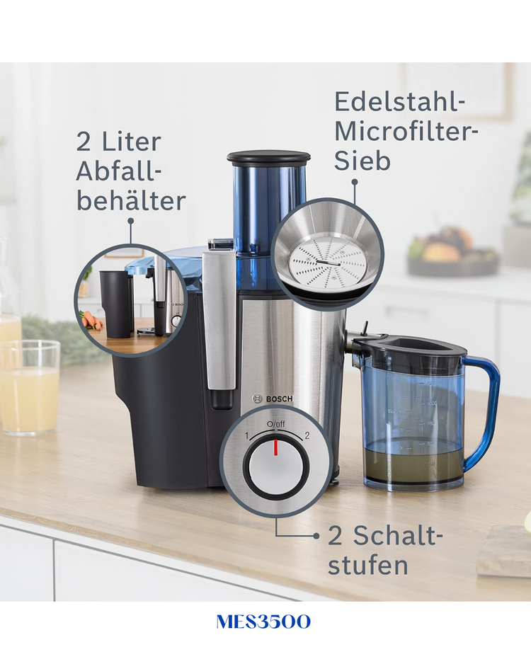 BOSCH VITAJUICE 3 CENTRIFUGAL JUICER 700W