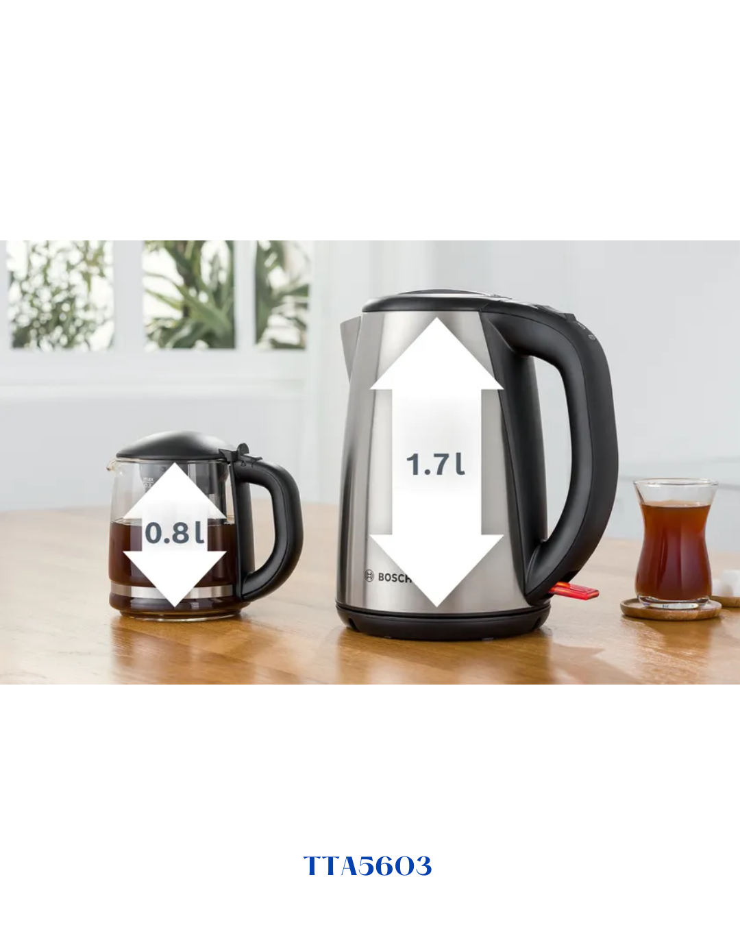 BOSCH TURKISH-STYLE TEA MAKER 1800W 1.7L