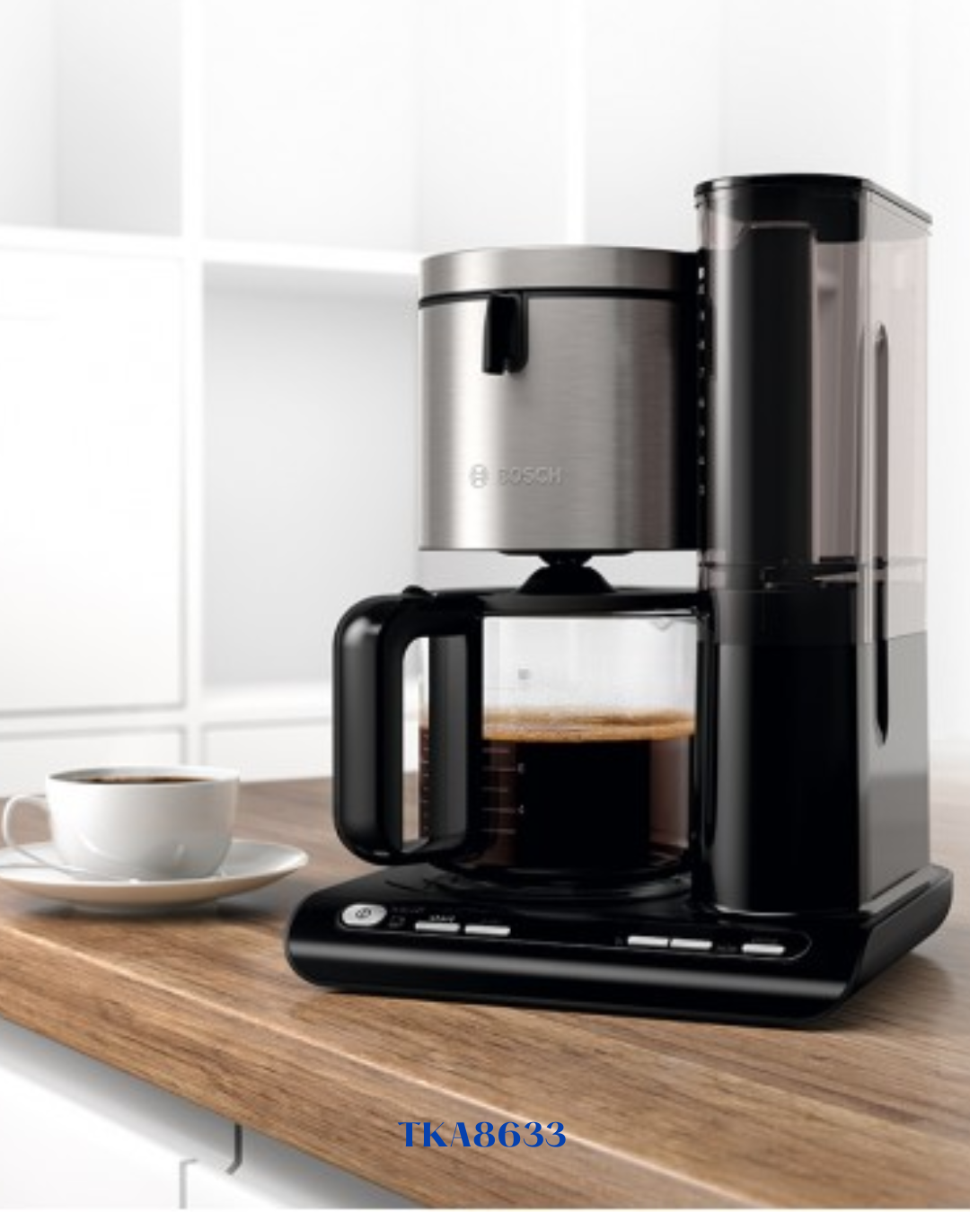 BOSCH STYLINE COFFEE MAKER BLACK, 1160W, 1.4L