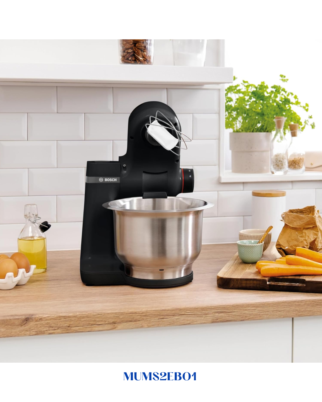 BOSCH COMPACT KITCHEN MACHINE MUM SERIES 2 BLACK​ 700W 3.8L