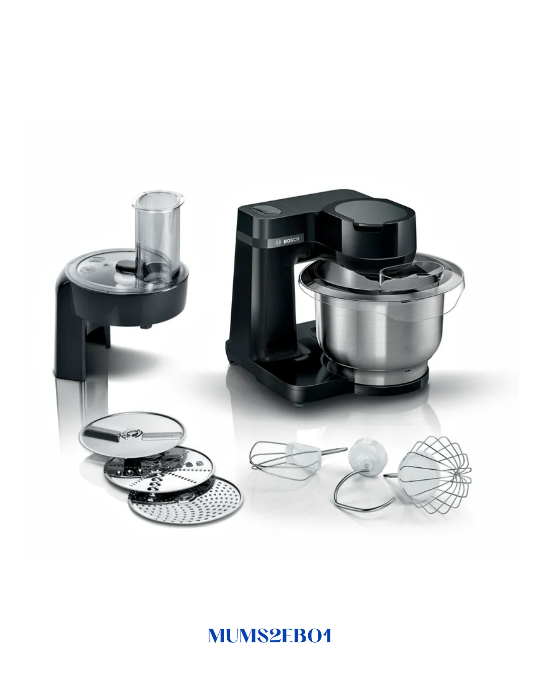 BOSCH COMPACT KITCHEN MACHINE MUM SERIES 2 BLACK​ 700W 3.8L
