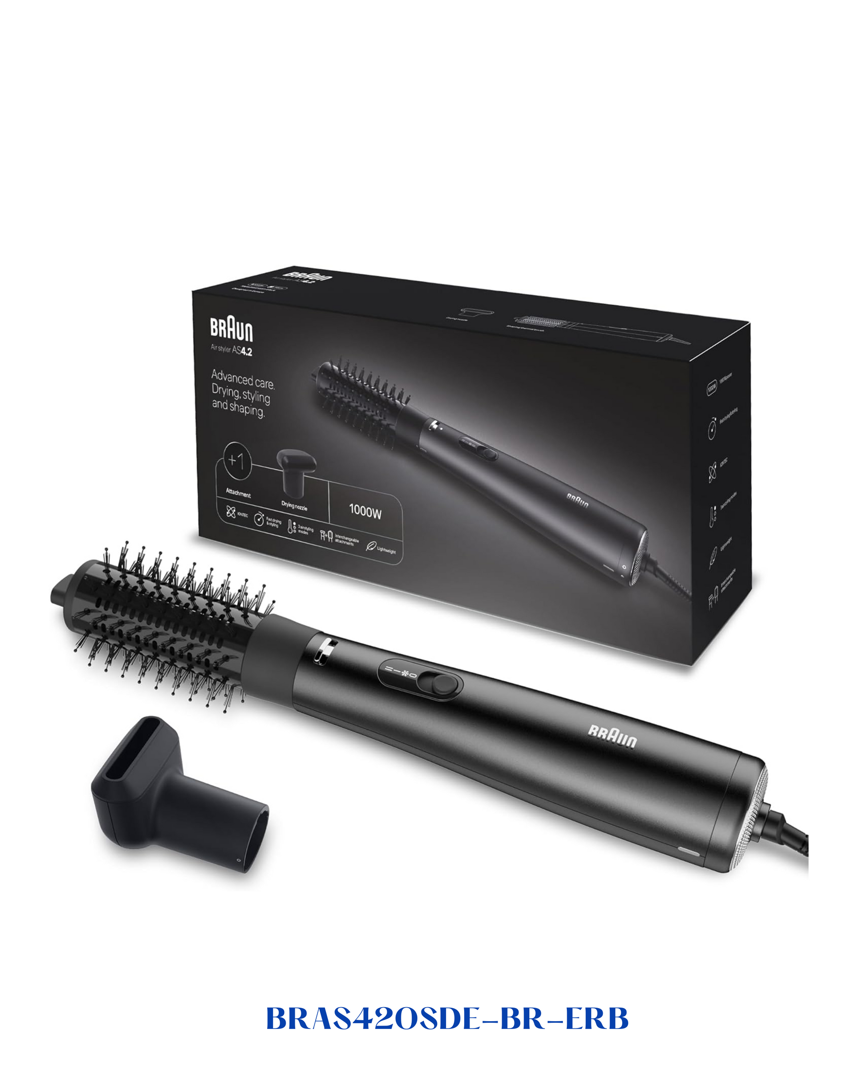 BRAUN AS4.2 AIR STYLER 1000W IONIC BLACK