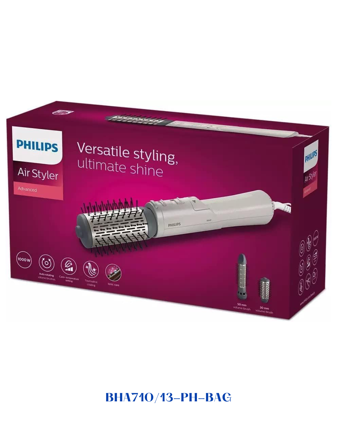 PHILIPS AIR STYLER, ROTATING THERMOBRUSH 1000W