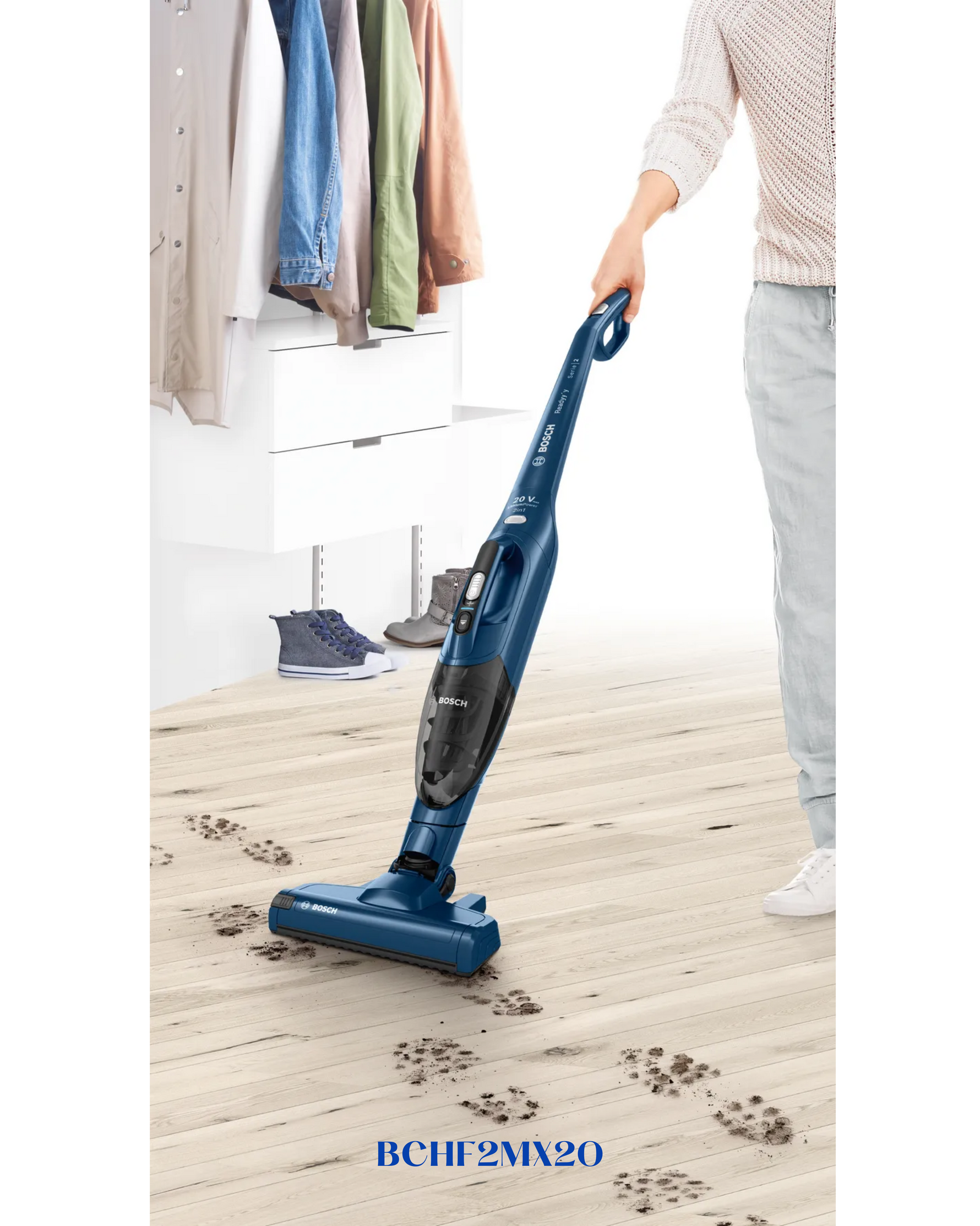BOSCH SERIE | 2 RECHARGEABLE 2IN1 20V-مكنسة بوش قابلة للشحن