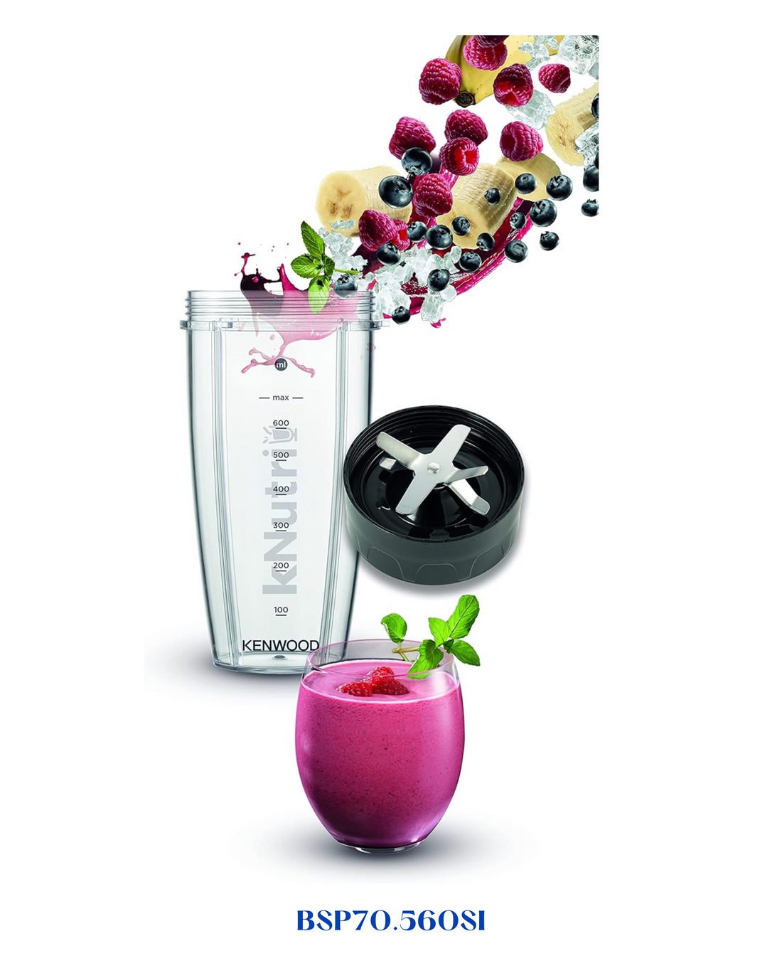KENWOOD BLASTIC BLENDER WITH 3 JARS 0.6L-0.7L-0.7L-600W