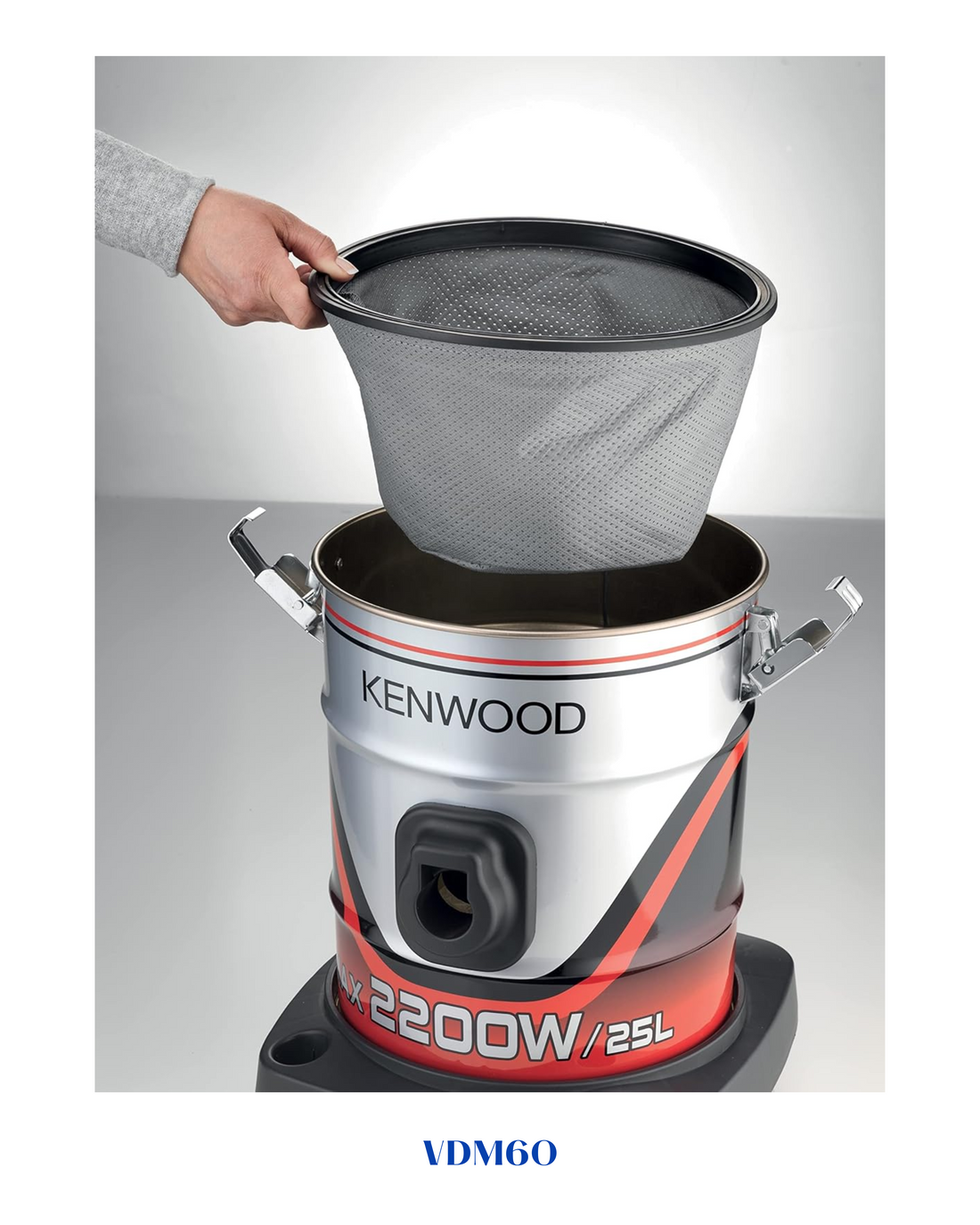 KENWOOD DRUM VACUUM CLEANER 25L-2200W