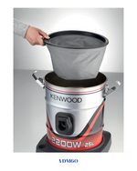 KENWOOD DRUM VACUUM CLEANER 25L-2200W