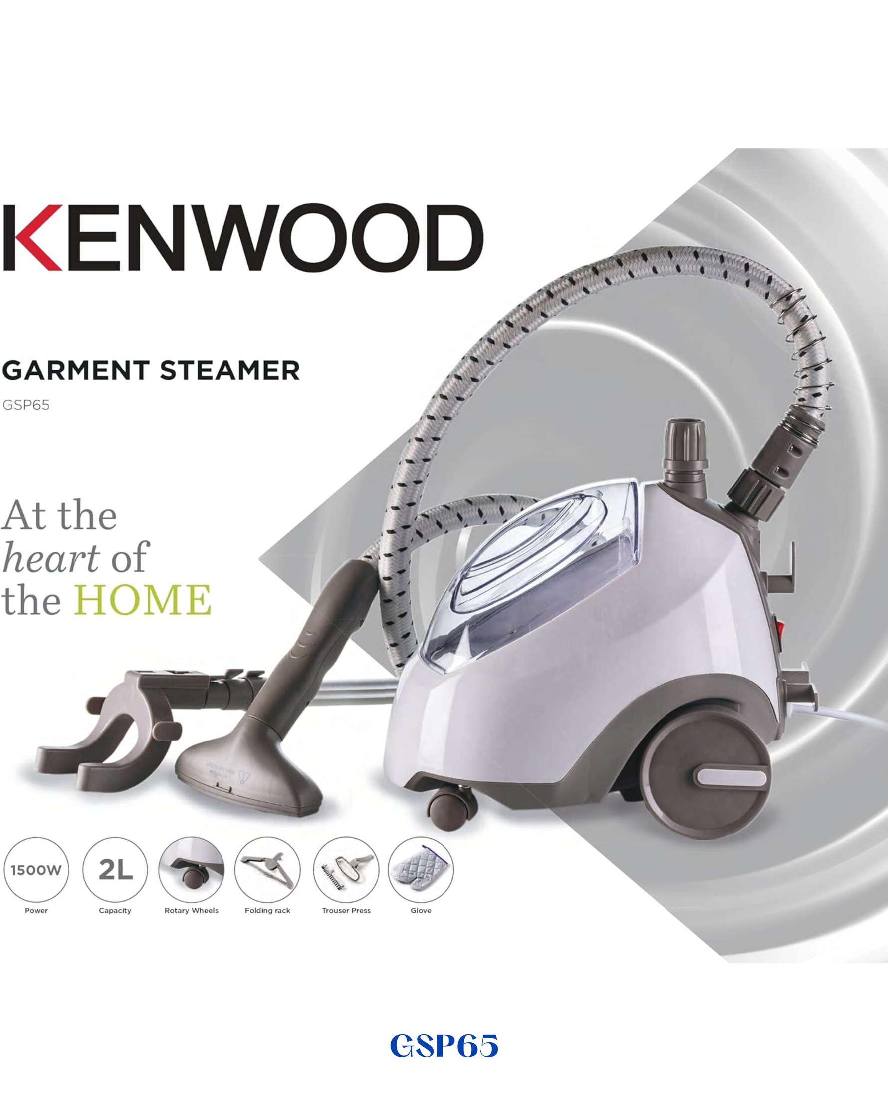 KENWOOD GARMENT STEAMER 1500W - 2L