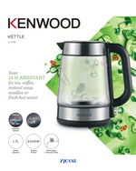 KENWOOD - KETTLE GLASS 1.7L-2200W