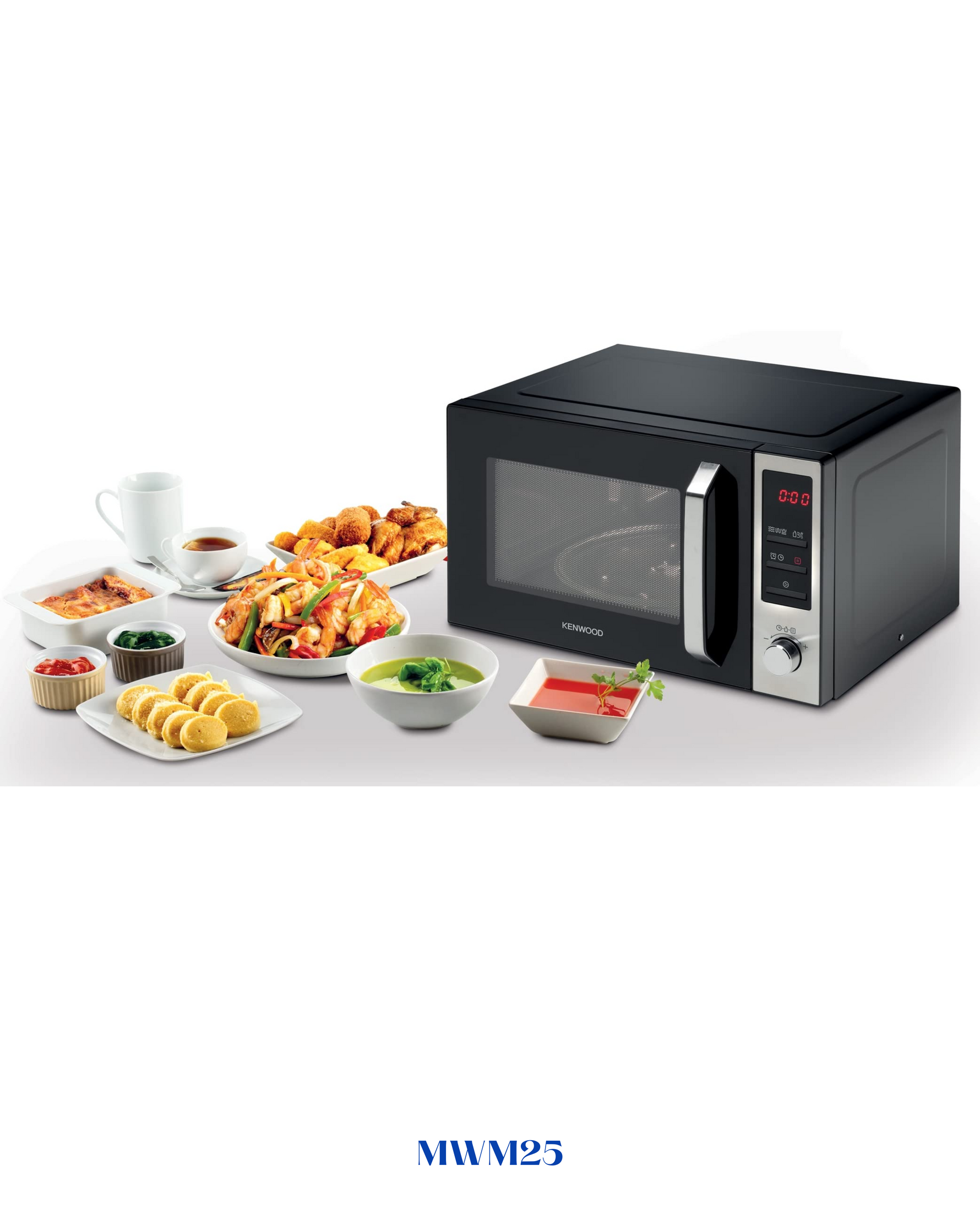 KENWOOD  MICROWAVE OVEN - GRILL 25L-800W