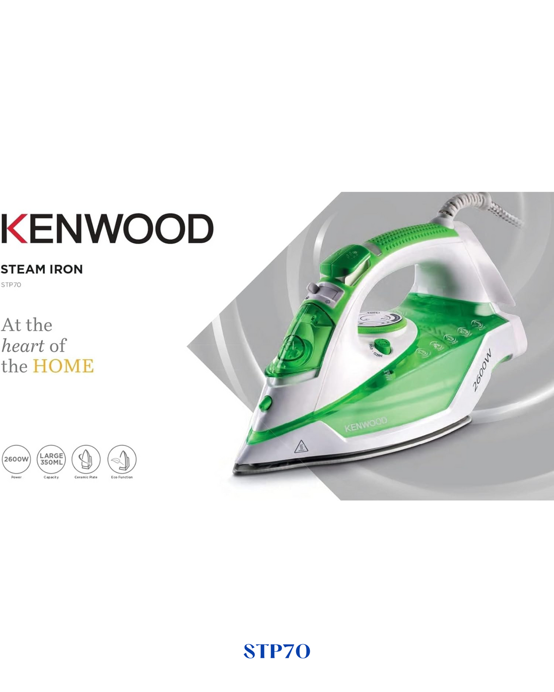 KENWOOD STEAM IRON 2600W