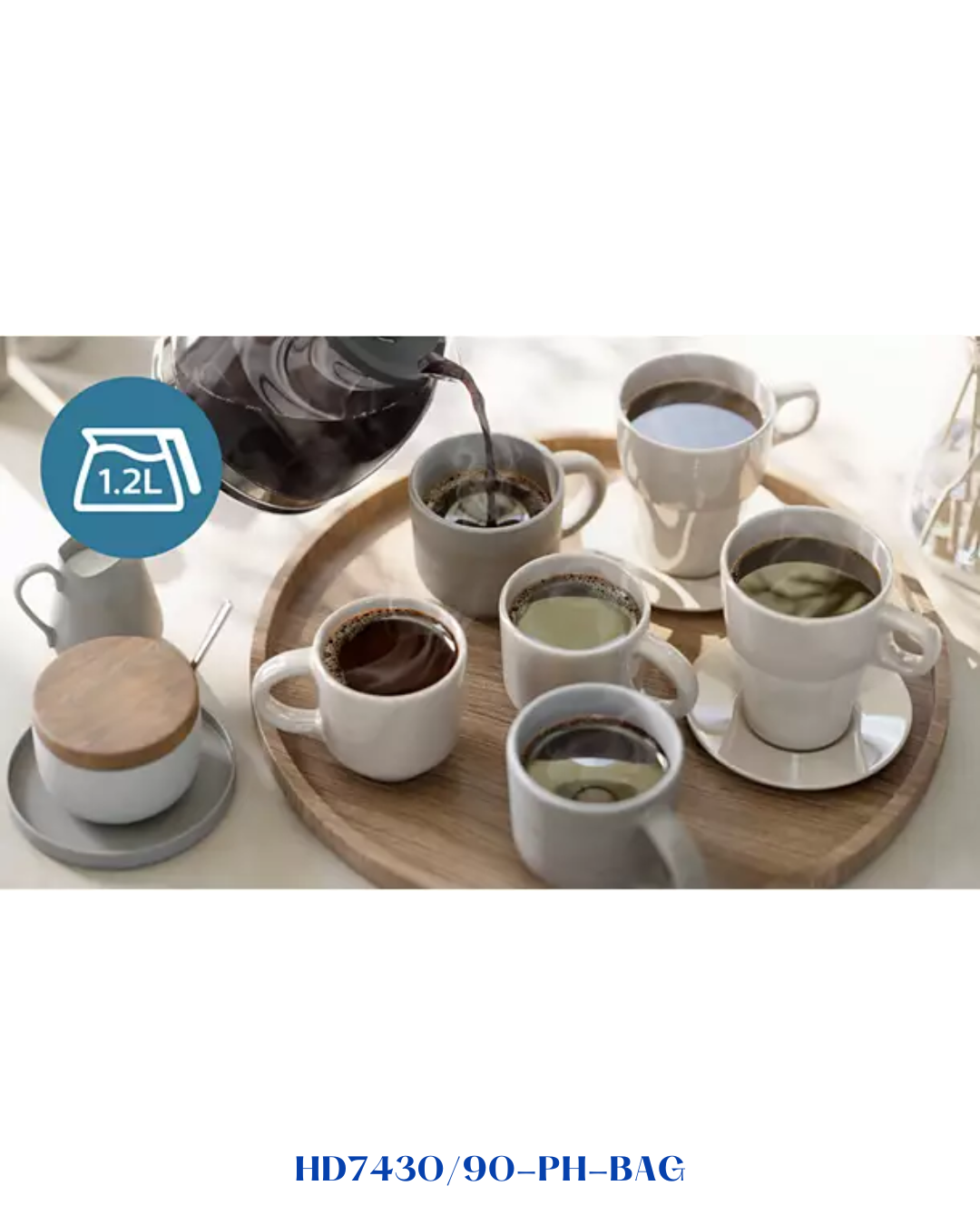 PHILIPS  DRIP COFFEE MAKER 1.2L-1000W