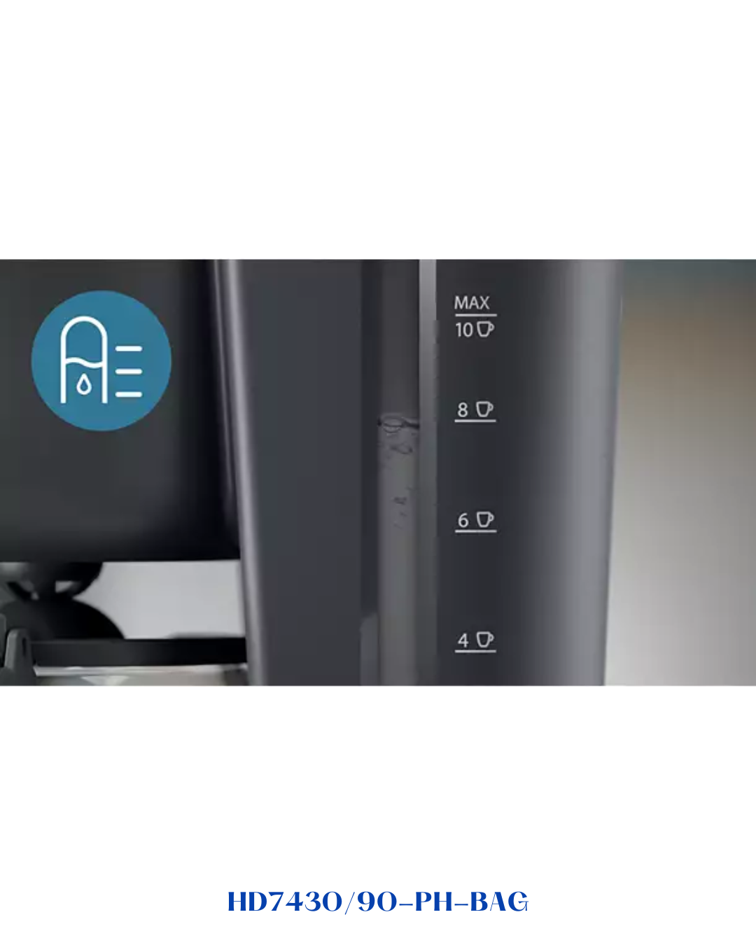 PHILIPS  DRIP COFFEE MAKER 1.2L-1000W