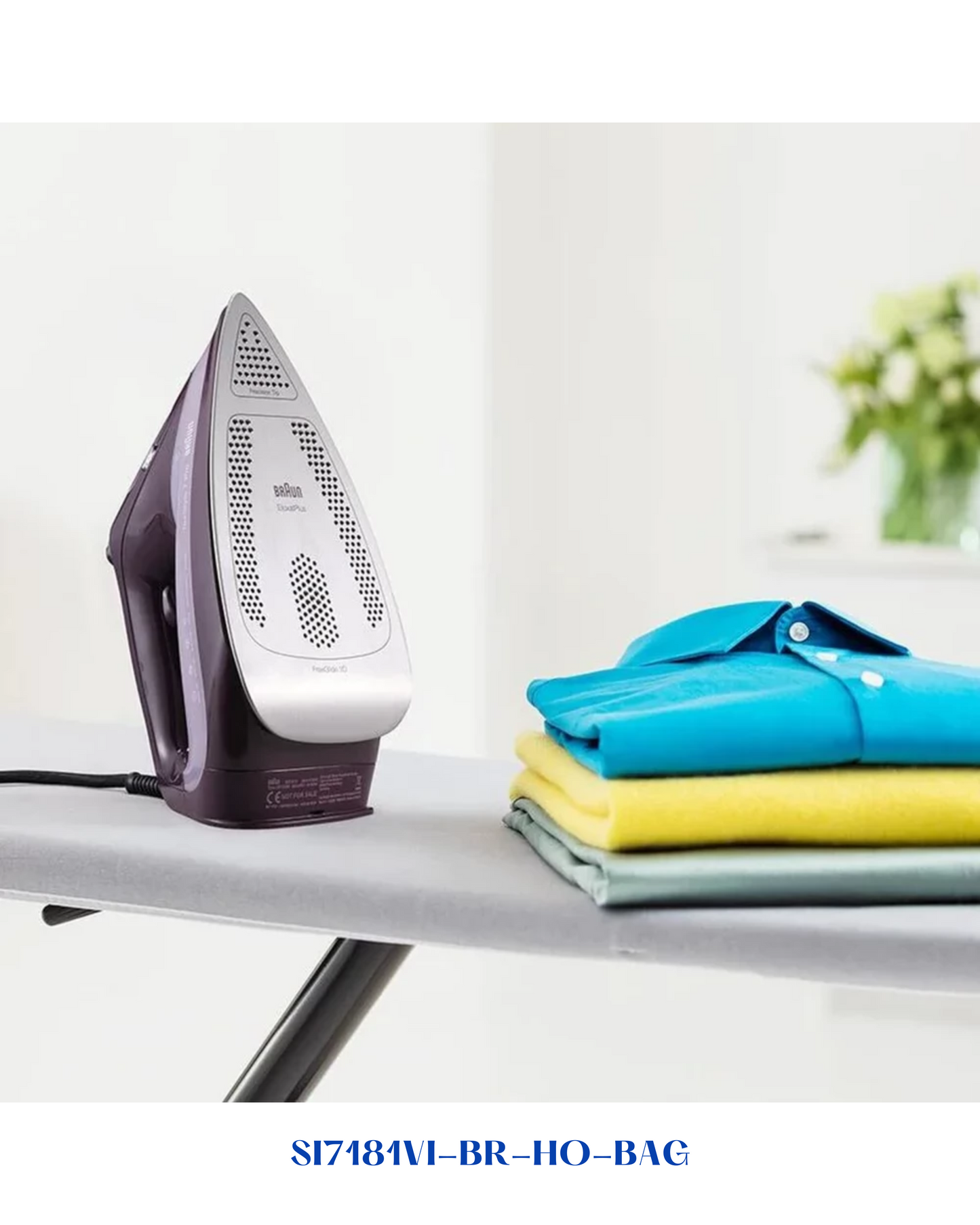 BRAUN TEXSTYLE 7 PRO STEAM IRON  VIOLET 3100W