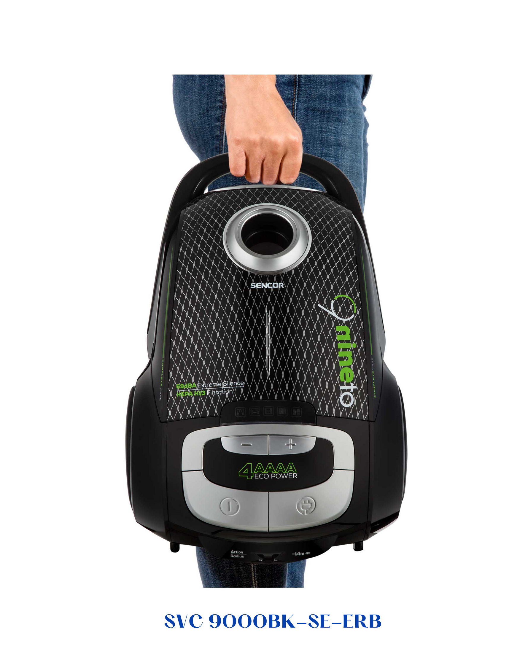 SENCOR BAGGED VACUUM CLEANER 800W 4L