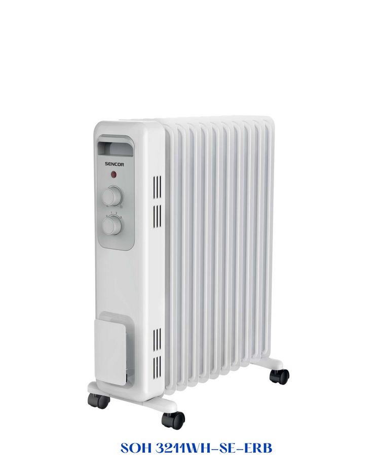 SENCOR OIL-FILLED RADIATOR HEATER 2300W