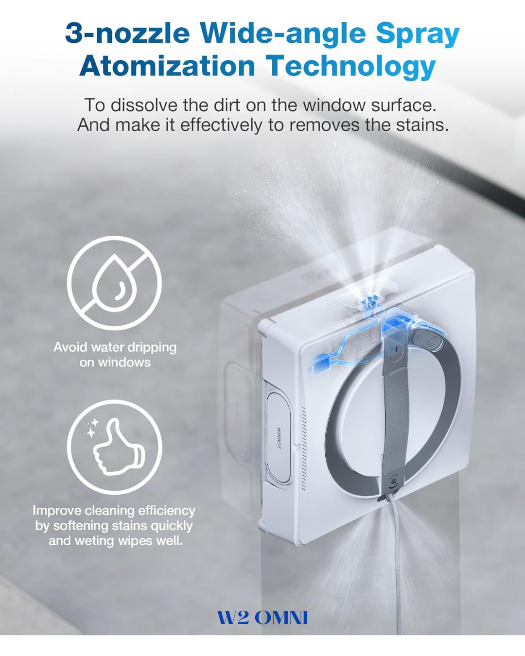 ECOVACS WINBOT W2 PRO OMNI WINDOW CLEANING ROBOT