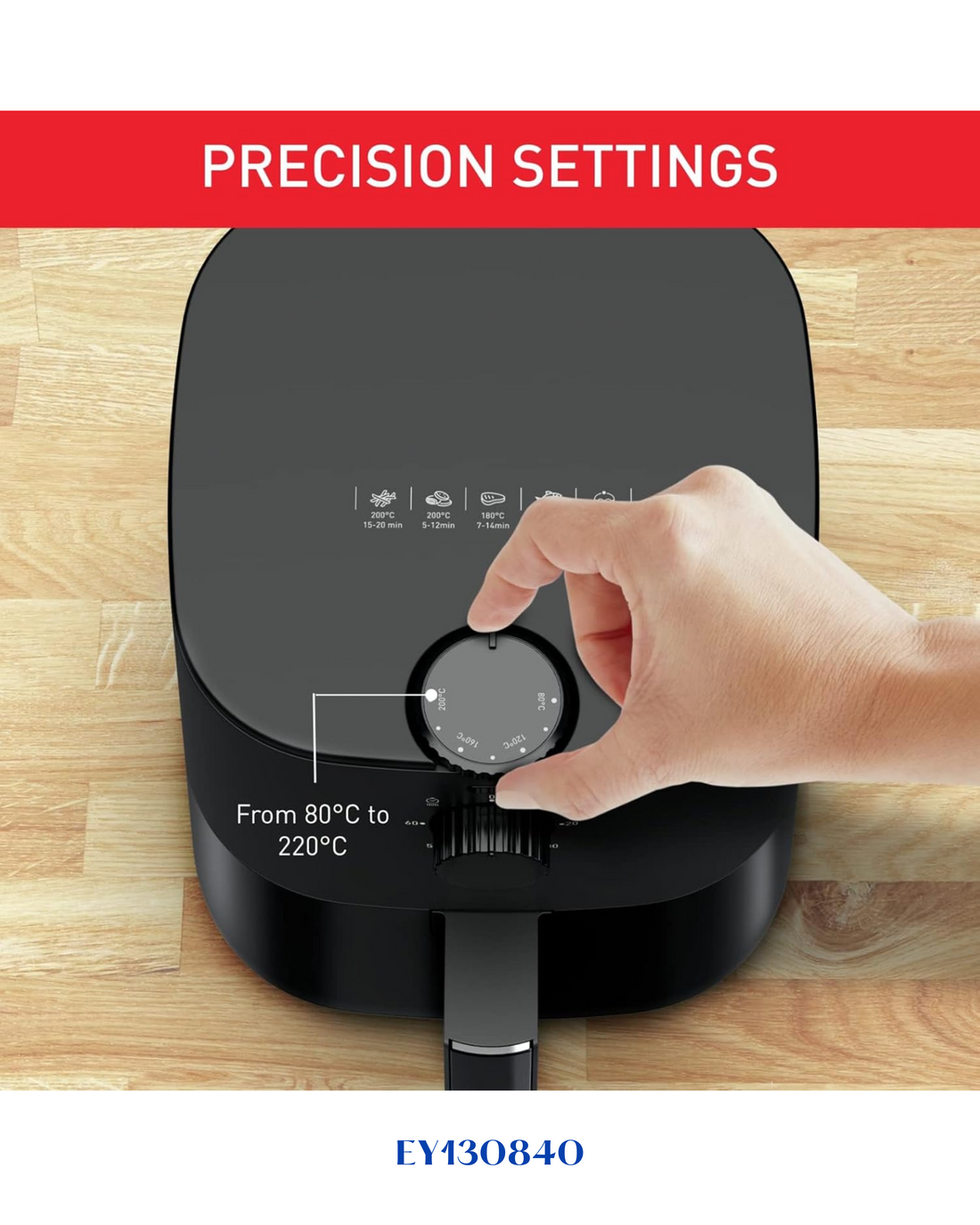 TEFAL EASYFRY ESSENTIAL 3.5L-1430W-قلاية تيفال الهوائية