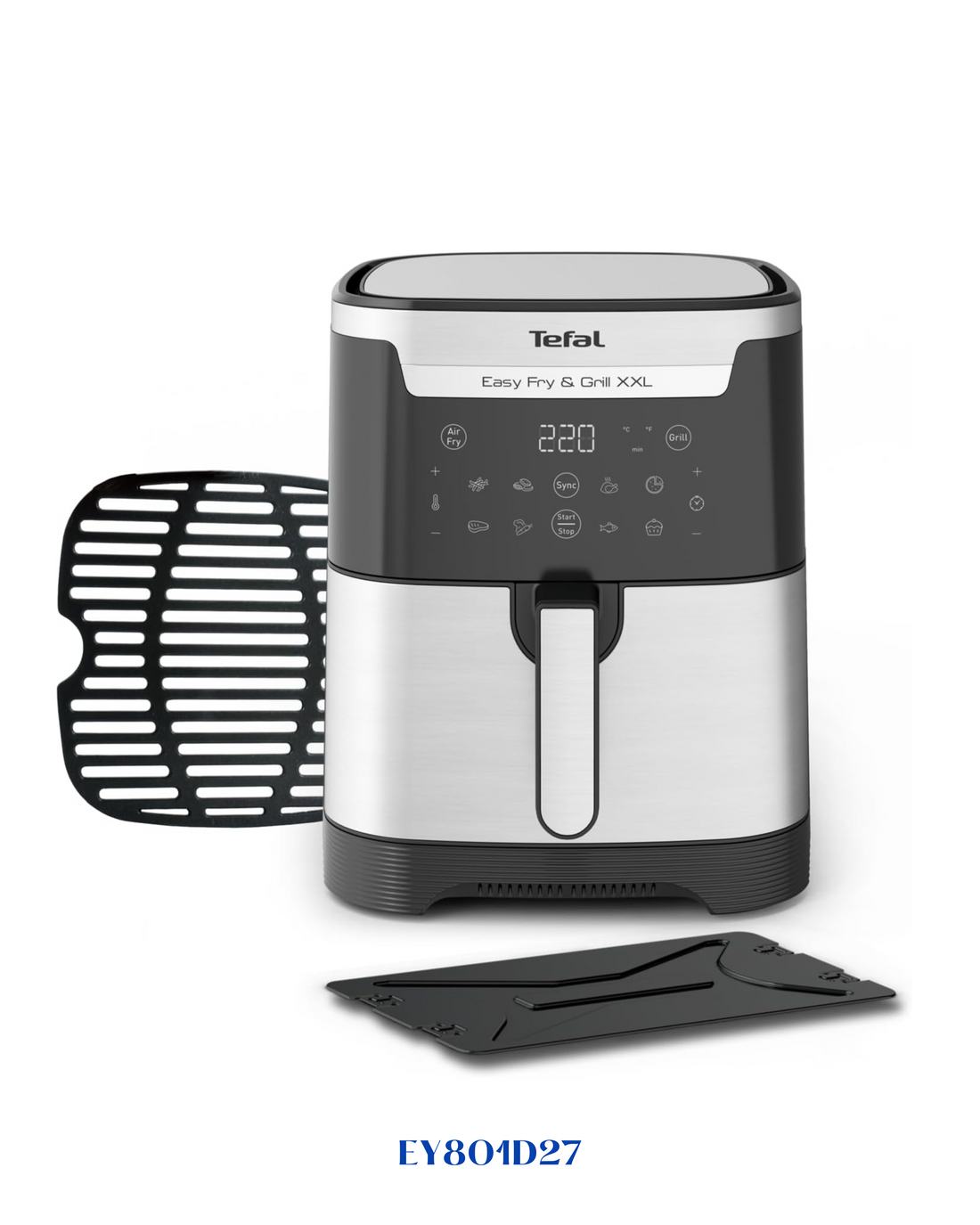 TEFAL EASY FRY & GRILL XXL INOX-6.5 L-1830W-قلاية تيفال الهوائية