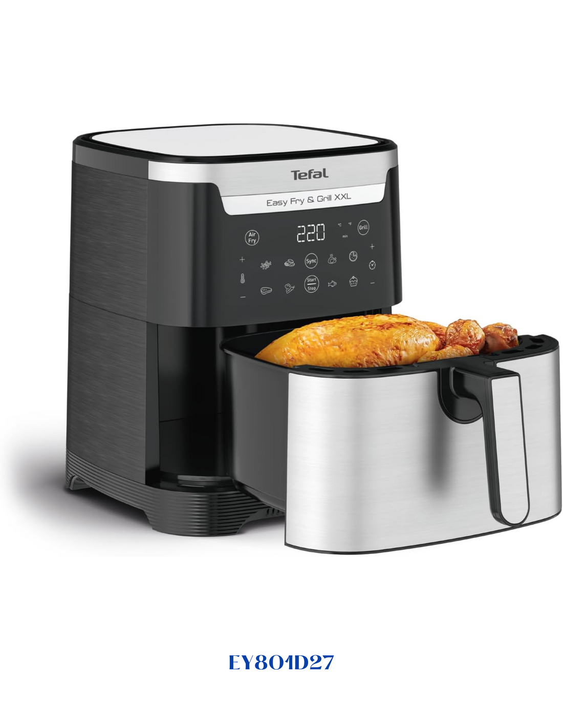 TEFAL EASY FRY & GRILL XXL INOX-6.5 L-1830W-قلاية تيفال الهوائية