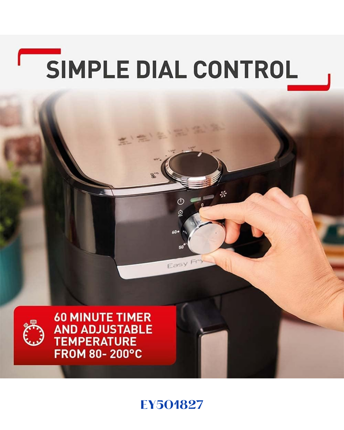 TEFAL EASYFRY & GRILL 2IN1 CLASSIC 4.2L-1550W-قلاية هوائية تيفال-
