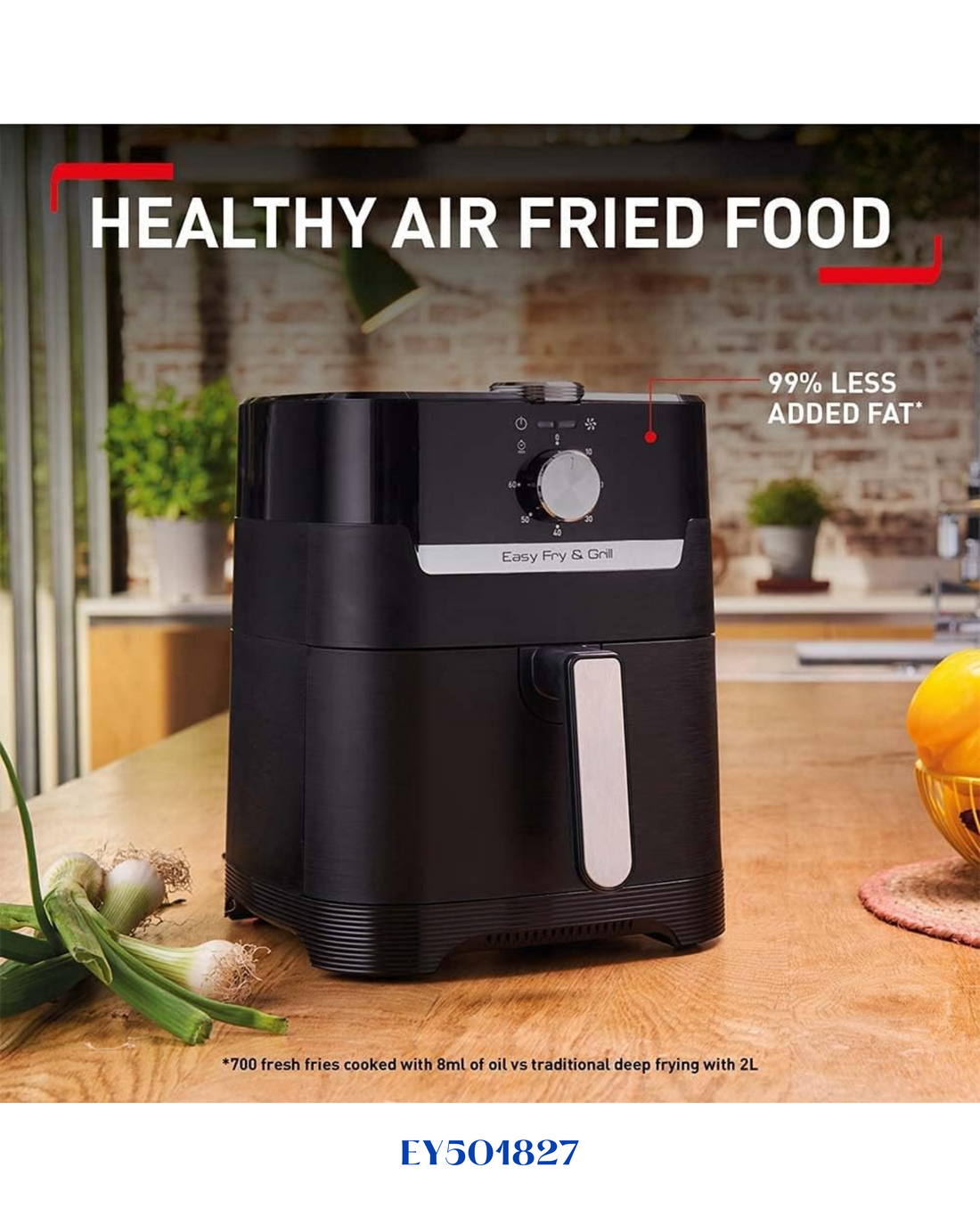 TEFAL EASYFRY & GRILL 2IN1 CLASSIC 4.2L-1550W-قلاية هوائية تيفال-