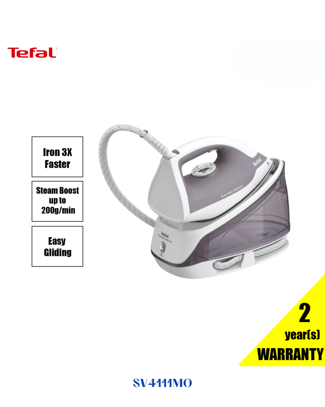TEFAL EXPRESS OPTIMAL STEAM GENERATOR IRON 2200W 1.2L