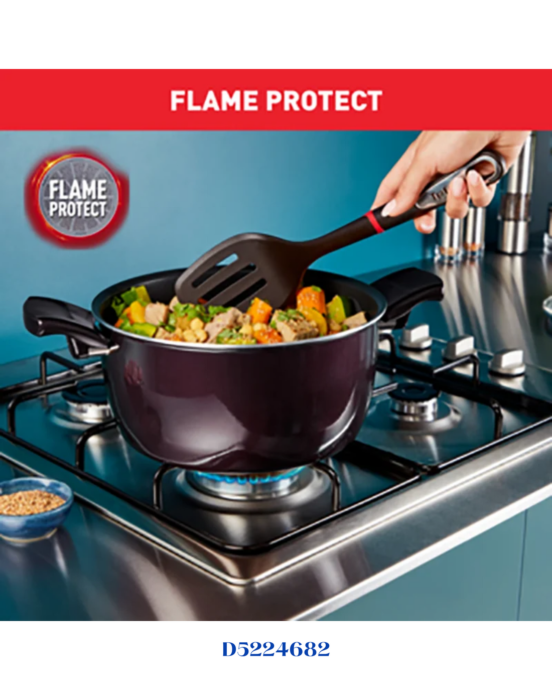 TEFAL RESIST INTENSE STEWPOT 24CM + GLASS LID