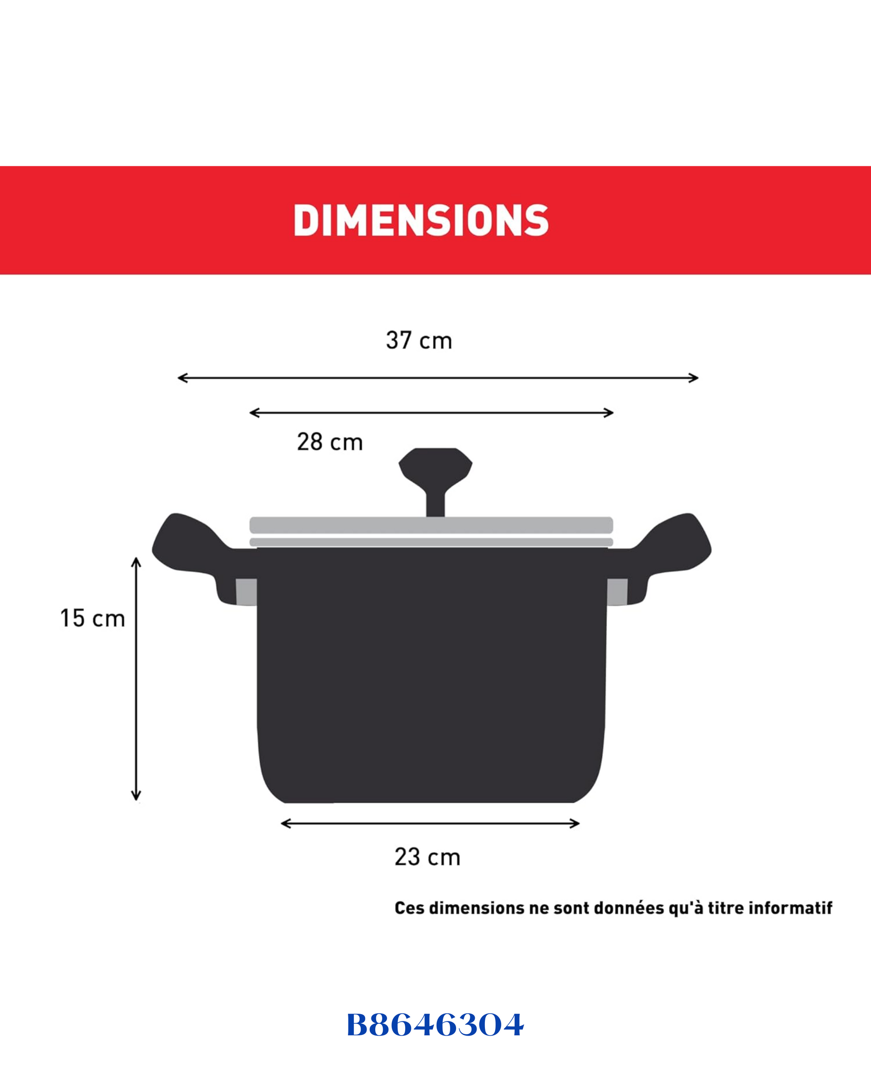 TEFAL STAINLESS STEEL 26CM