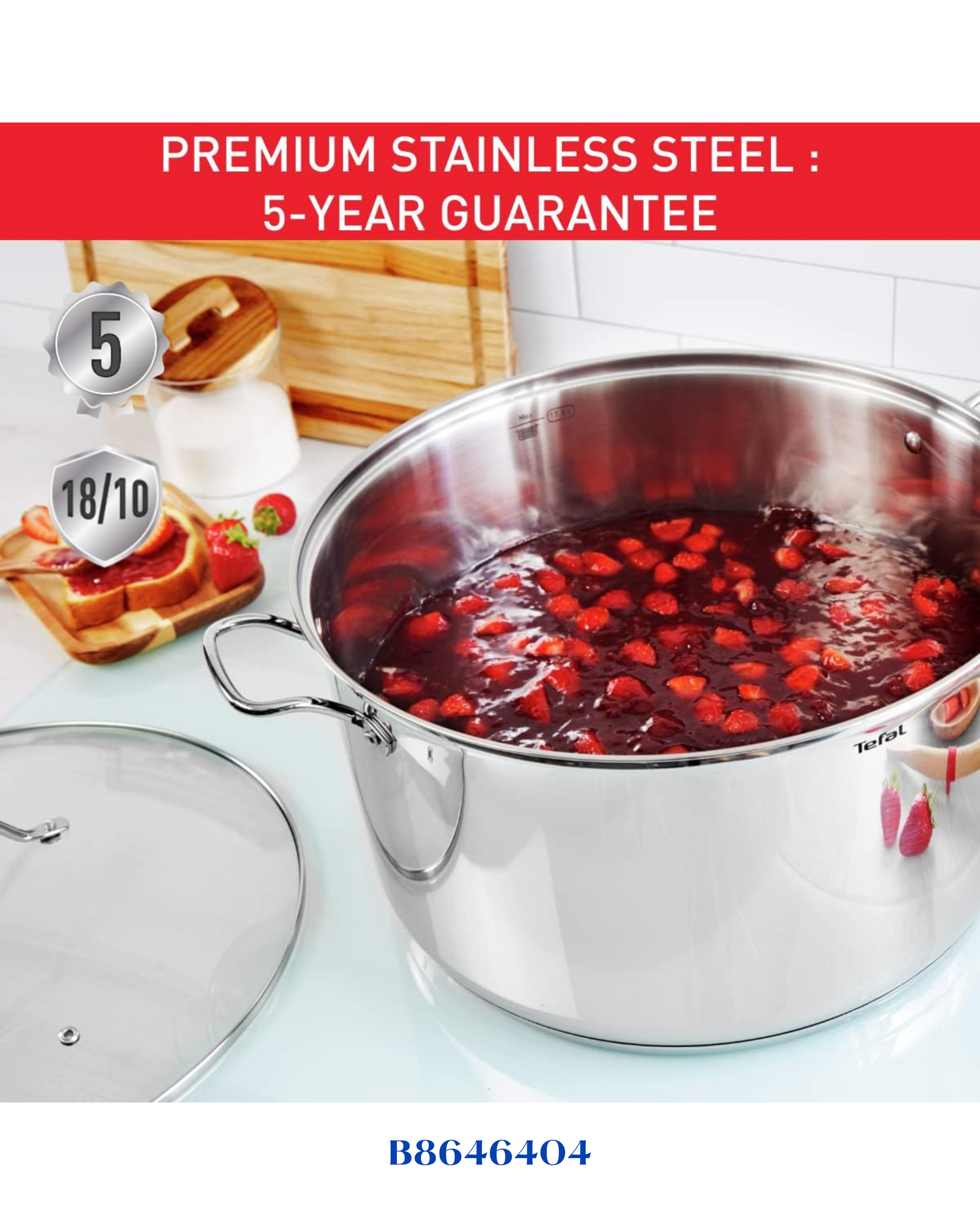 TEFAL STAINLESS STEEL 28CM