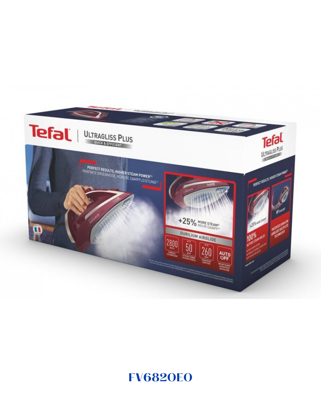 TEFAL  ULTRAGLISS PLUS IRON 2800W-مكوااة تيفال البخارية
